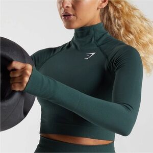 Gymshark Vital Seamless 2.0 High Neck Midi Top